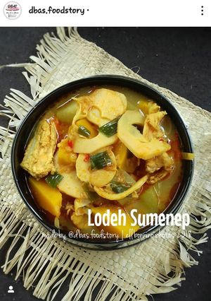 Foto resep Lodeh Sumenep (versi Fibercreme) @dbas.foodtory