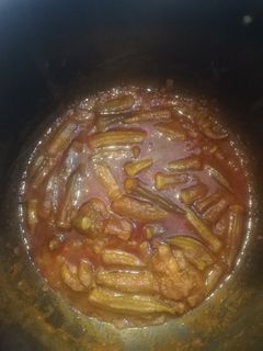 عکسی از دستور خورشت بامیه