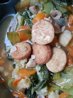 Foto resep Sapo tofu ayam jamur