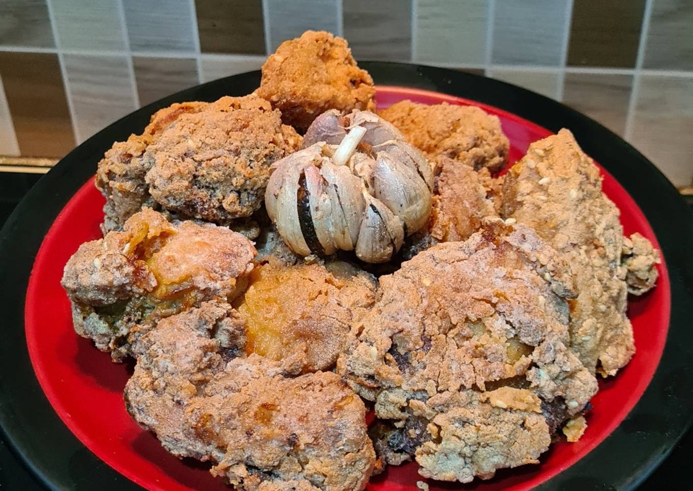 Garlic Fried Chicken 🍗 🧄