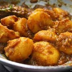 A picture of Dum aloo.
