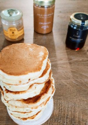 Une photo de Pancakes Fluffy à la pomme