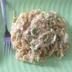Spagetti brokoli carbonara রেসিপির প্রধান ছবি