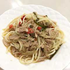 A picture of Aglio Olio Tuna.