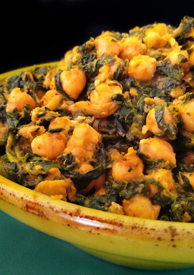 Una foto de Garbanzos con espinacas (una tapa tradicional en Andalucía)