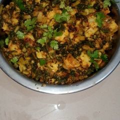 A picture of Radish bhurji.