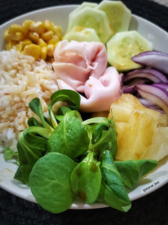Una foto de Poke bowl de arroz