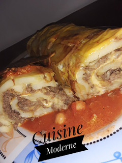 صورة لوصفة رولي بطاطا محشية لحم مفروم وجبن روعة 😋
