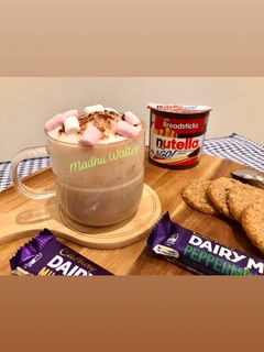 हॉट चॉकलेट मिल्कशेक... (Hot Chocolate Milk Shake recipe in hindi) रेसिपी मुख्य फोटो
