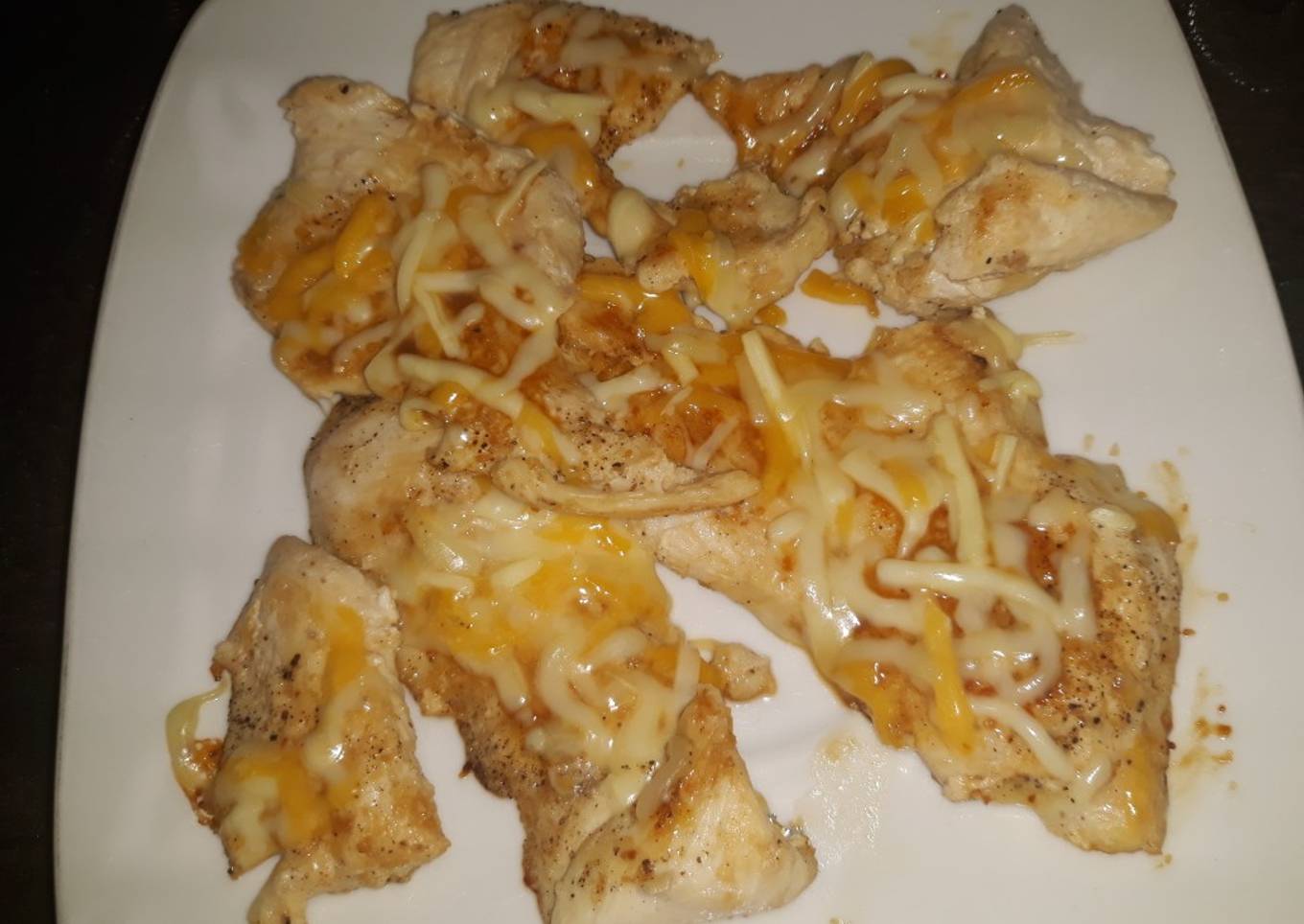 Pollo con queso