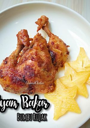 Foto resep Ayam Bakar Bumbu Rujak