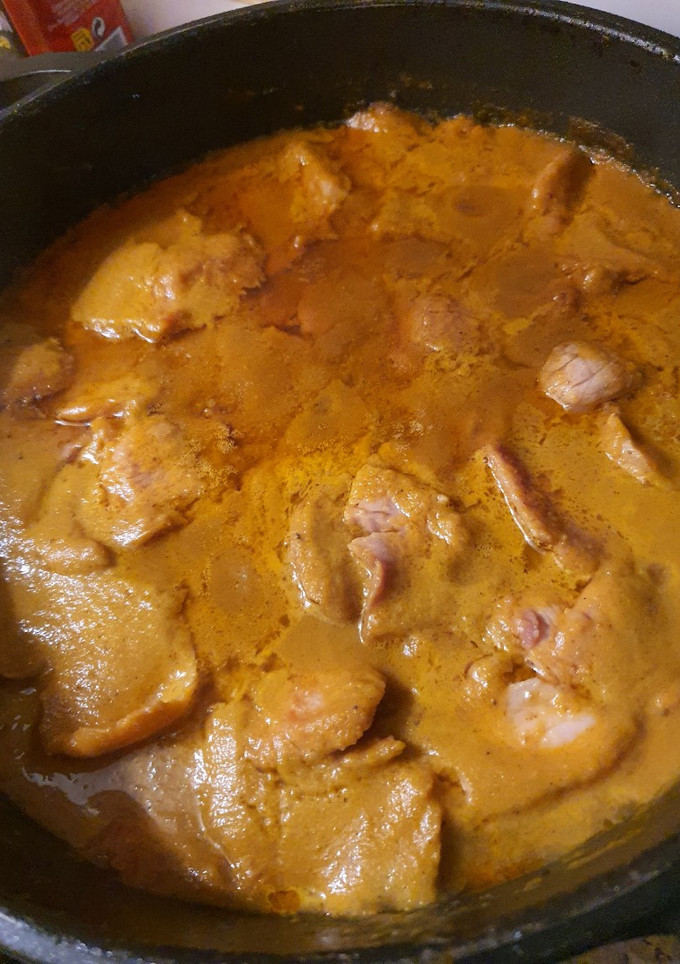 Una foto de Lacón en salsa