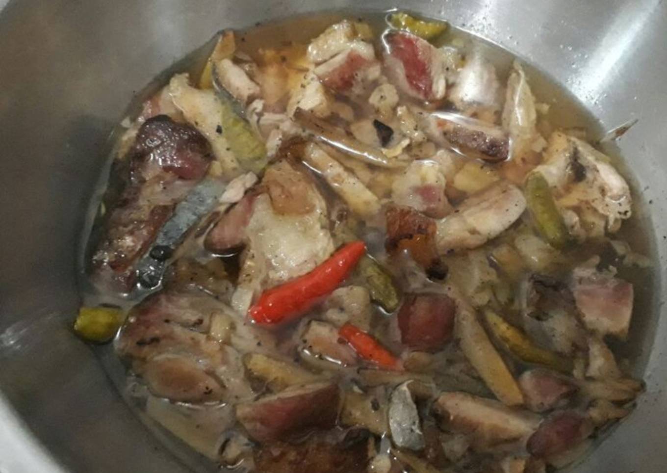 Babi tim ikan asin
