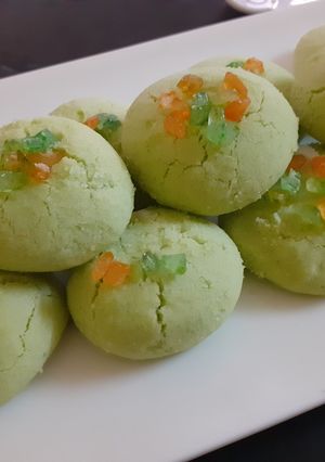 A picture of Pista nankhatai.