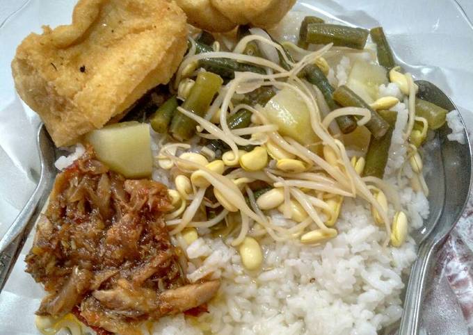 Resep Sayur Asem + Tahu Goreng + Sambel Ikan Pindang Anti Gagal