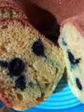 Budín de naranja con berries