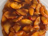 Tarta tatin de durazno