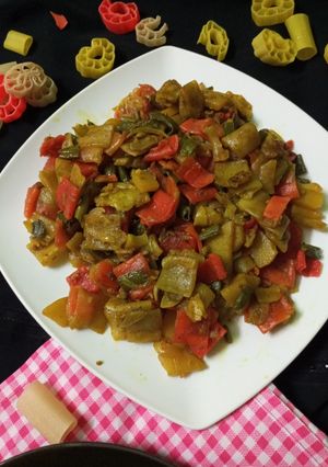 চিপস সবজিনুডলস ভুনা রেসিপির প্রধান ছবি