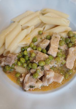 Zöldborsós tokány recept fotója