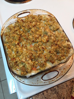 A picture of Chicken Stuffing Casserole.