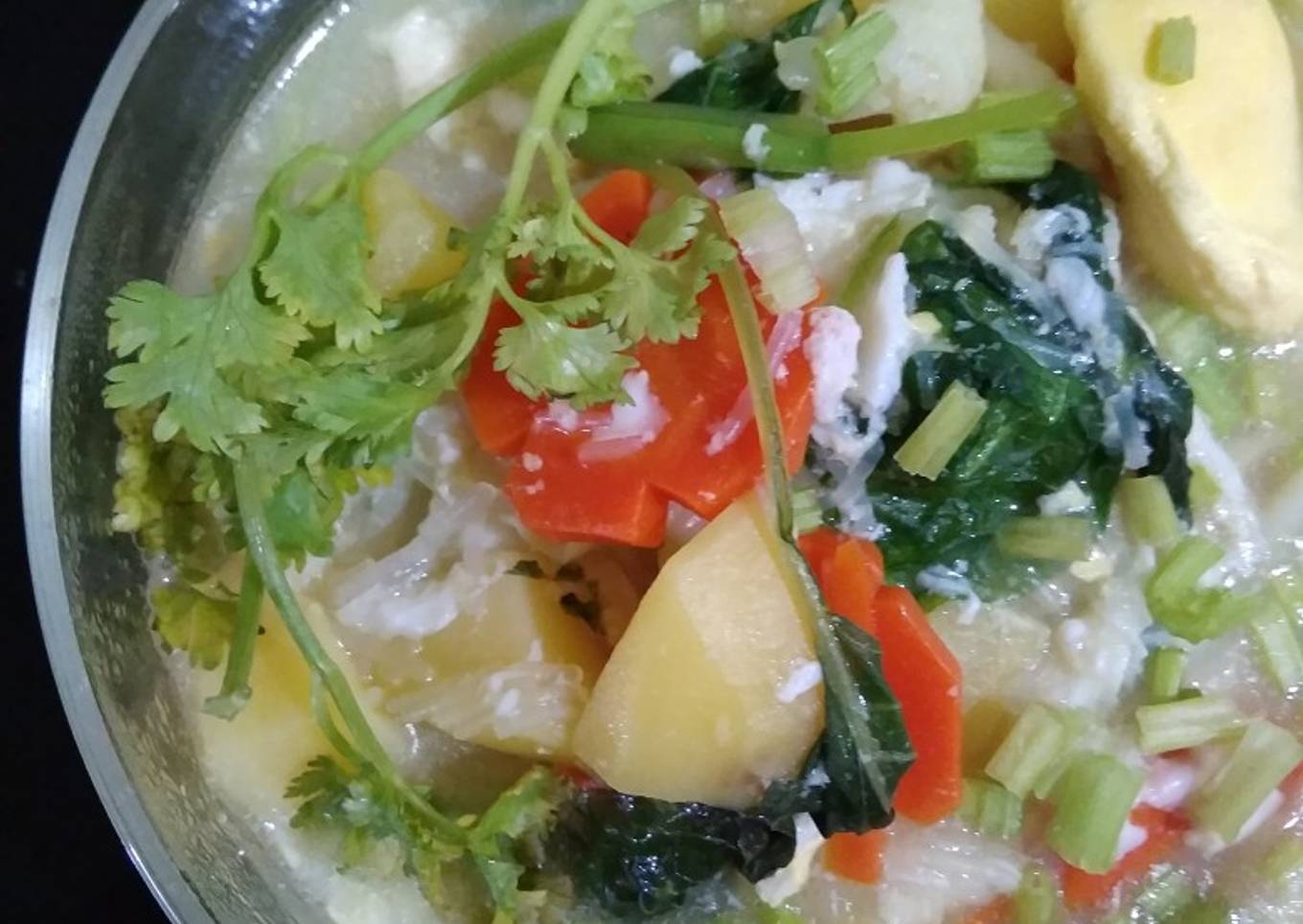 Sup telur yang sihat