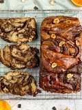 Schoko-Babka mit Haselnüssen
