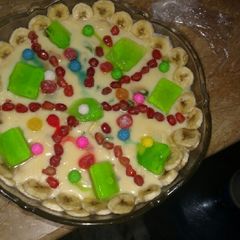 A picture of Fruit custard.