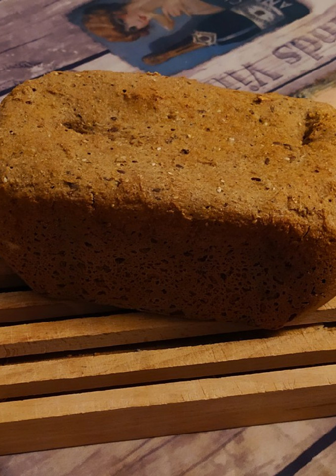 Una foto de Pan 100% integral con semillas para panificadora