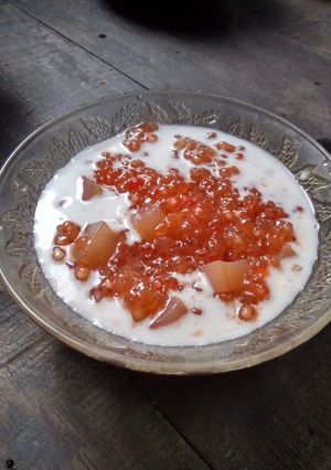 Foto resep Bubur Sagu Mutiara Nata De coco