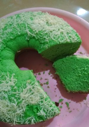 Foto resep Bolu pandan menul simpel😋