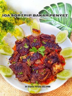 Foto resep Iga Sortrip Bakar Penyet