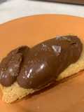Pan con chocolate, aceite y sal