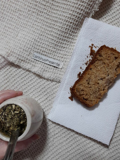 Una foto de BUDÍN DE MANZANA🍎⚡
