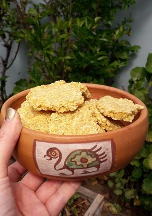 Una foto de Galletitas de avena y limón