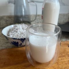 A picture of Fresh Coconut Milk 🥥.