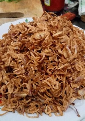 Foto resep Bawang goreng krispy (praktis)