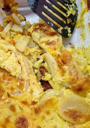 Una foto de Papas a la crema