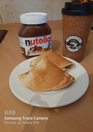 Φωτογραφία της συνταγής Κρέπες με νουτέλα 🍫