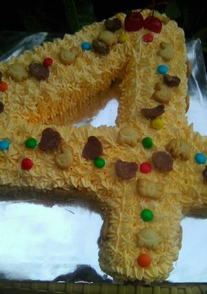 Foto resep Cake ultah unt anak tetangga