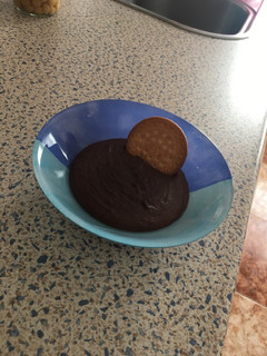 Una foto de Natillas de chocolate