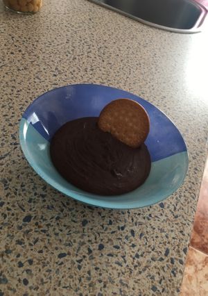 Una foto de Natillas de chocolate