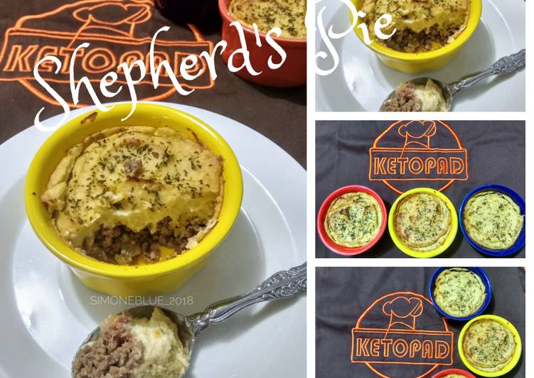 Langkah Mudah untuk Menyiapkan #1🔼Keto Shepherd&#39;s Pie, Lezat Sekali