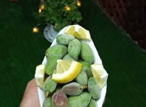 صورة لوصفة لوز اخضر مع ليمون 🥰