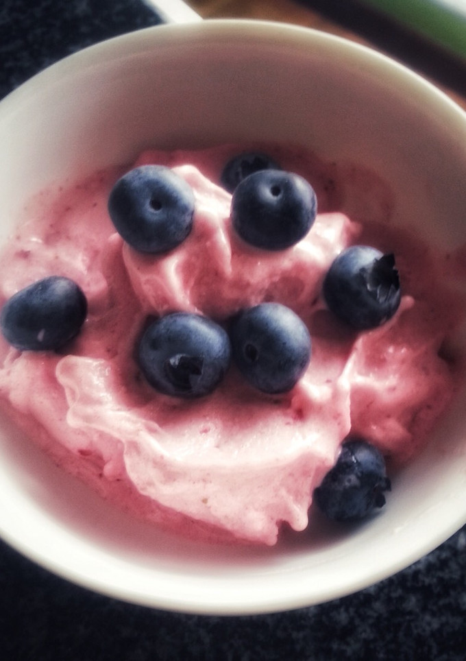 Una foto de El helado de fresa más rico y sano del mundo