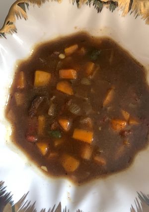 A picture of Simple beef sauce.