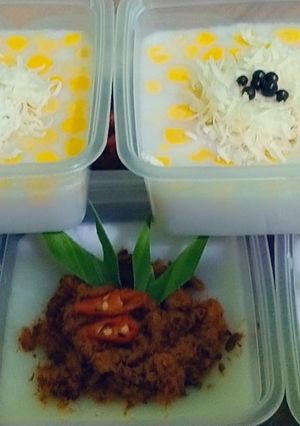 Foto resep Talam abon dan jagung manis