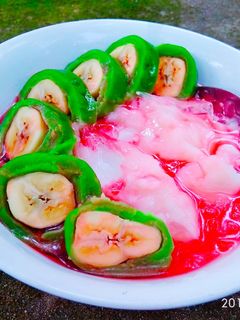 Foto resep Es Pisang Ijo
