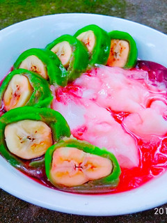 Foto resep Es Pisang Ijo