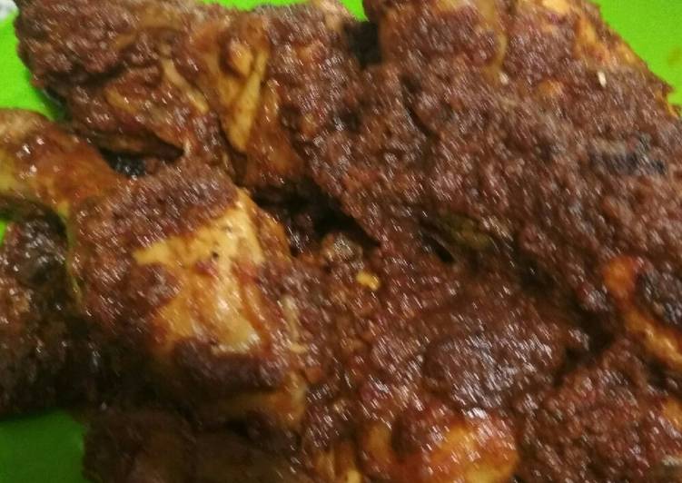 Bumbu memasak Rendang ayam ala sumatra Lezat