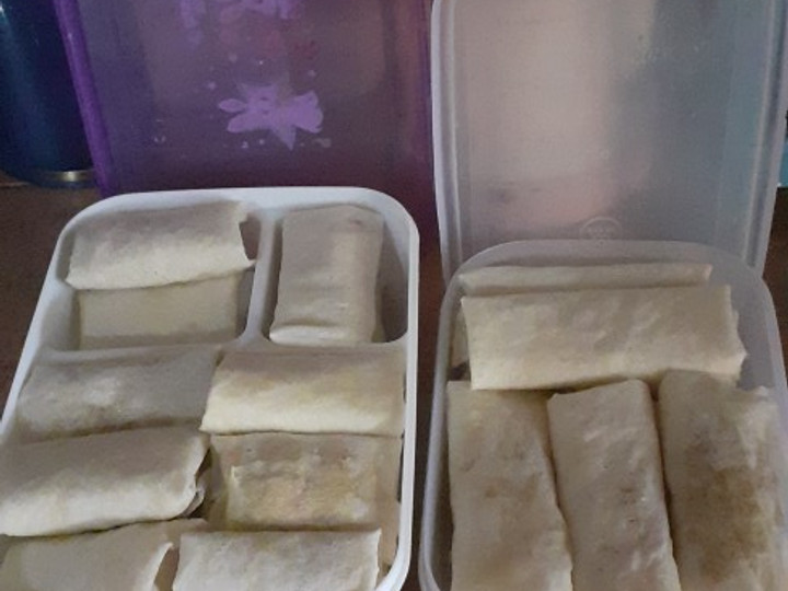 Resep Lumpia ayam rebung mix udang Kekinian